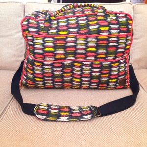 EUC•Prana Quilted Weekender Travel Bag